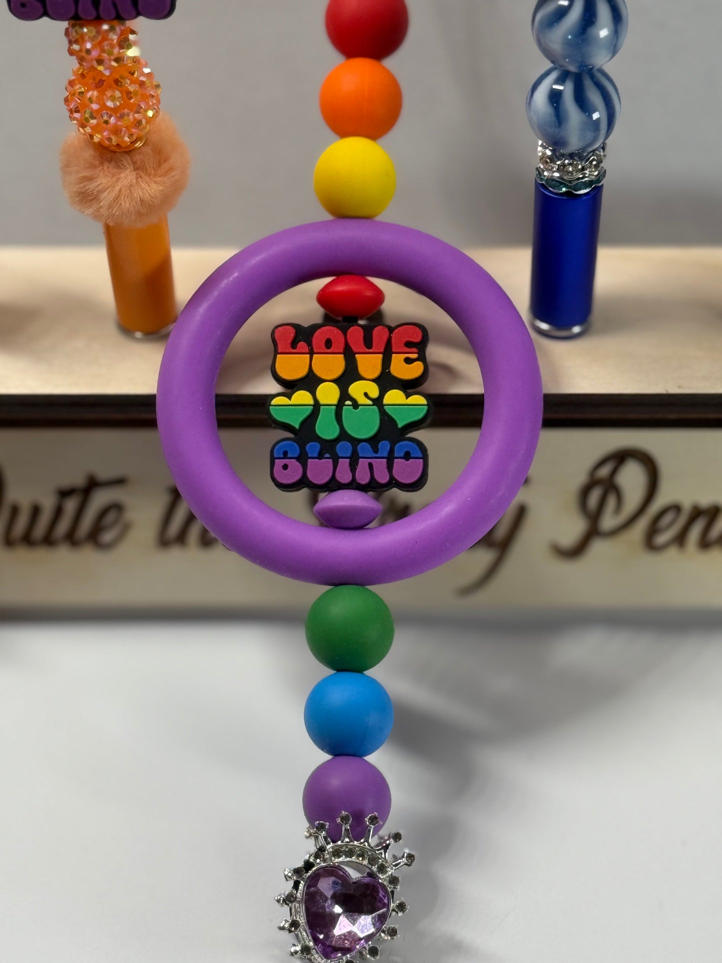 Pride Month! Love is Blind pens and Car Charm