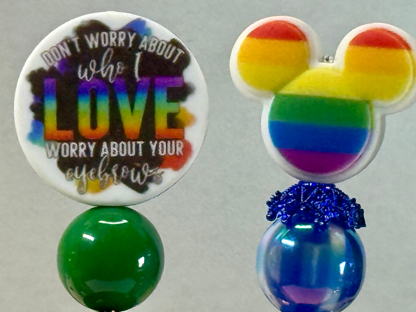 Pride Month! Ducks, mouse ears and topper