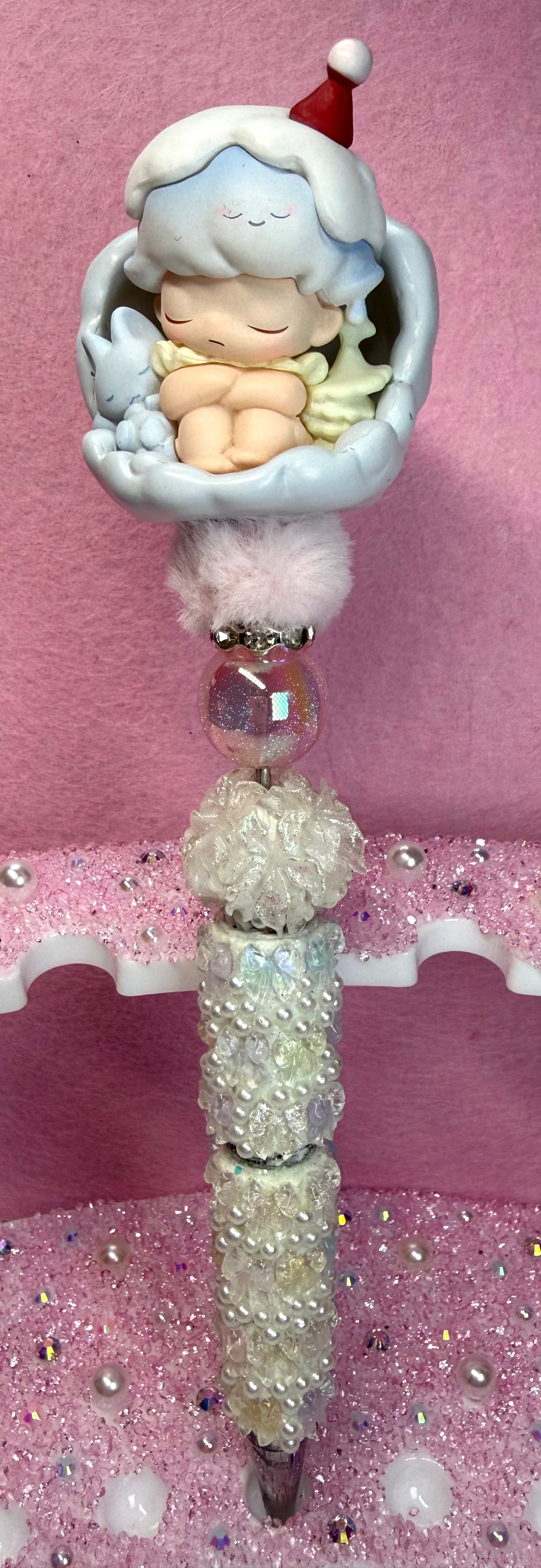 ✨Baby Shower Gift Beaded Pen, Handmade Rhinestone Pen, Cute Baby Pen, Gift for Mom, Luxury Desk Accessory✨