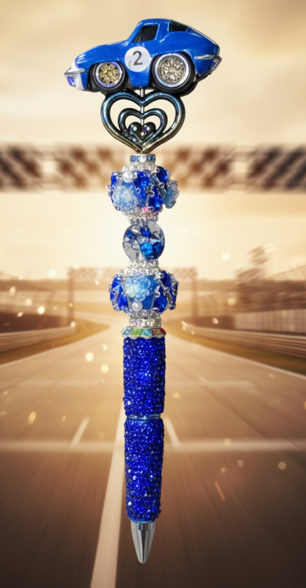 Classic Car Collector Beaded Pens