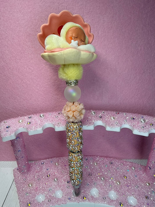 ✨Baby Shower Gift Beaded Pen, Handmade Rhinestone Pen, Cute Baby Pen, Gift for Mom, Luxury Desk Accessory✨