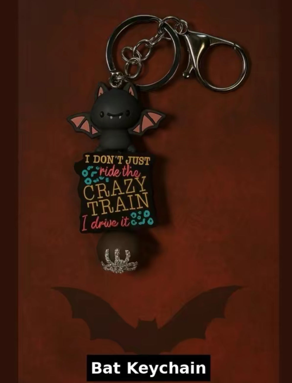 Crazy Train - Oz inspired Car Charm, Badge Reel, Pen and Keychain